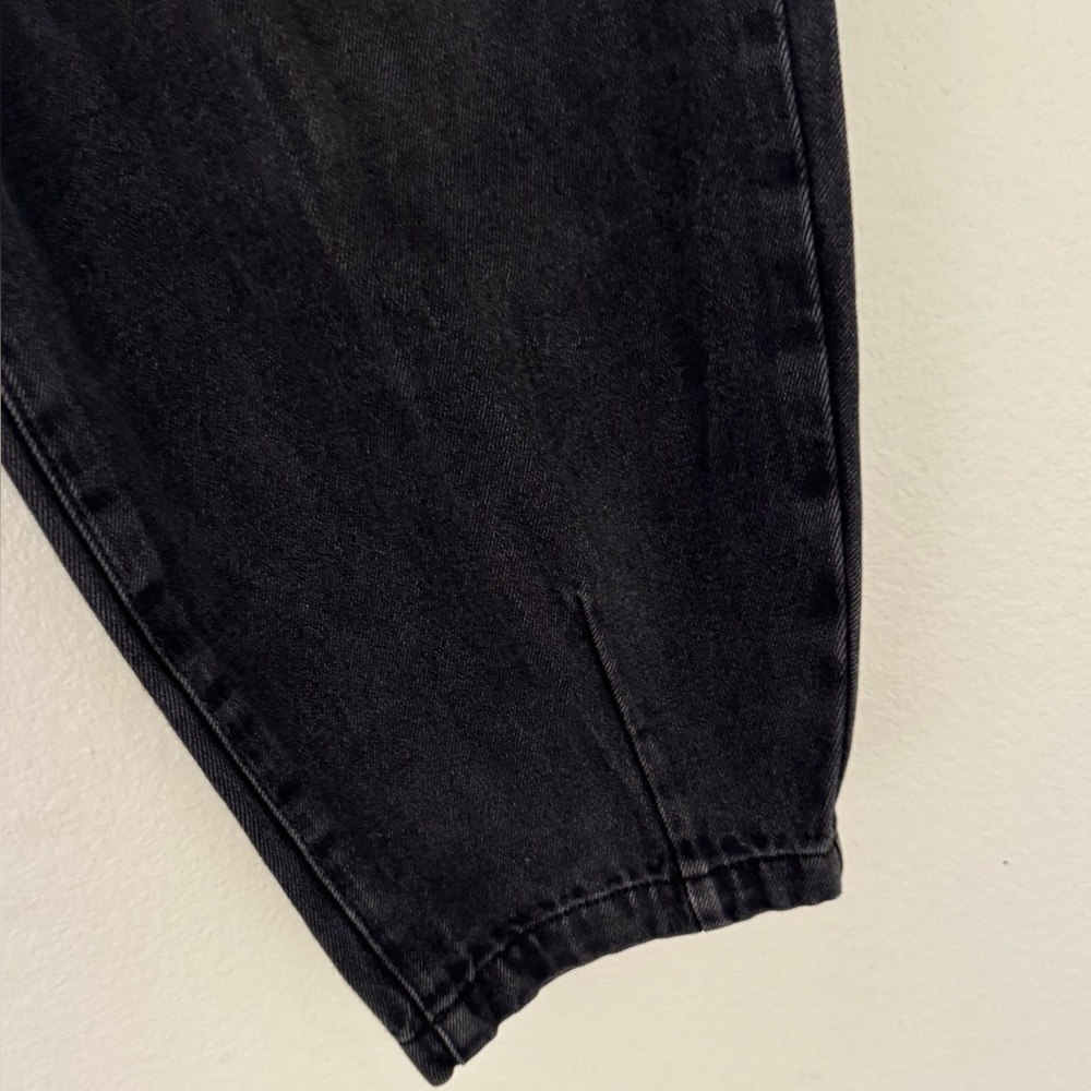 Black High Waist Barrel Jeans by Dissh - Picture 4 of 4